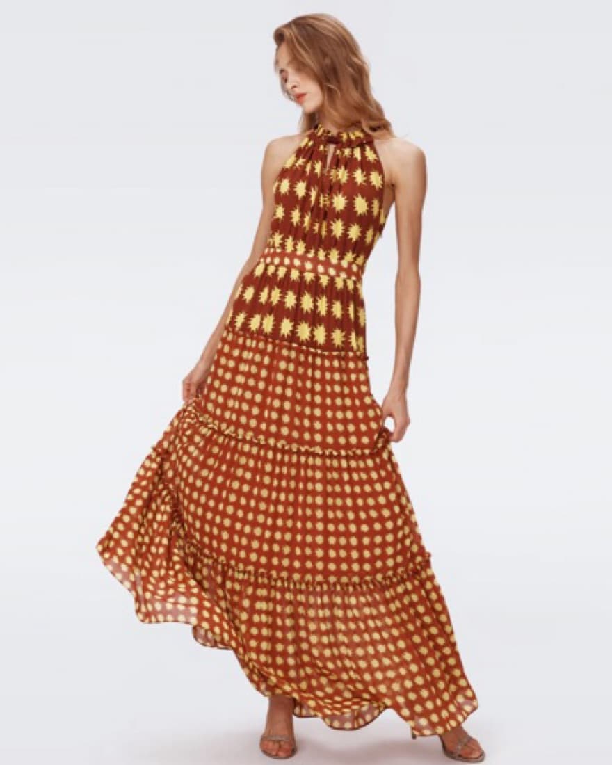 Diane Von Furstenberg Printed Maxi - Image 2