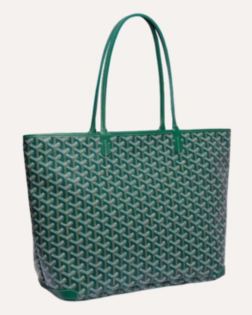 Goyard Tote In Green - Image 2