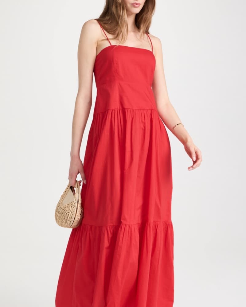 Red playa Lucia Maxi Dress - Image 3