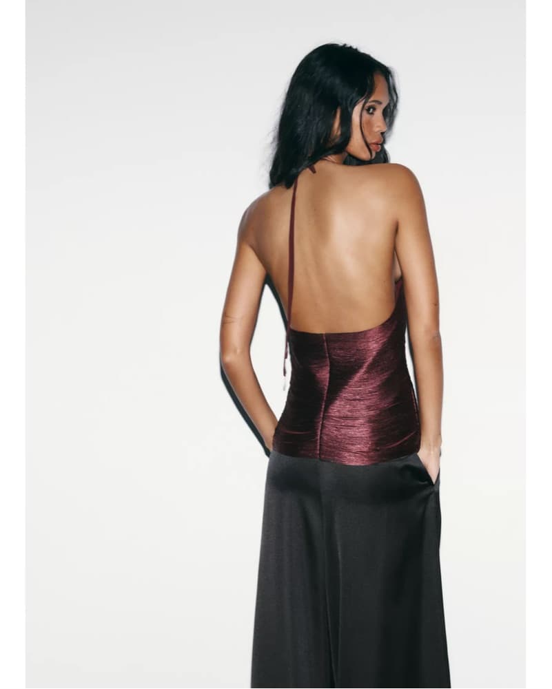 Plum Fringe Halter  - Image 2