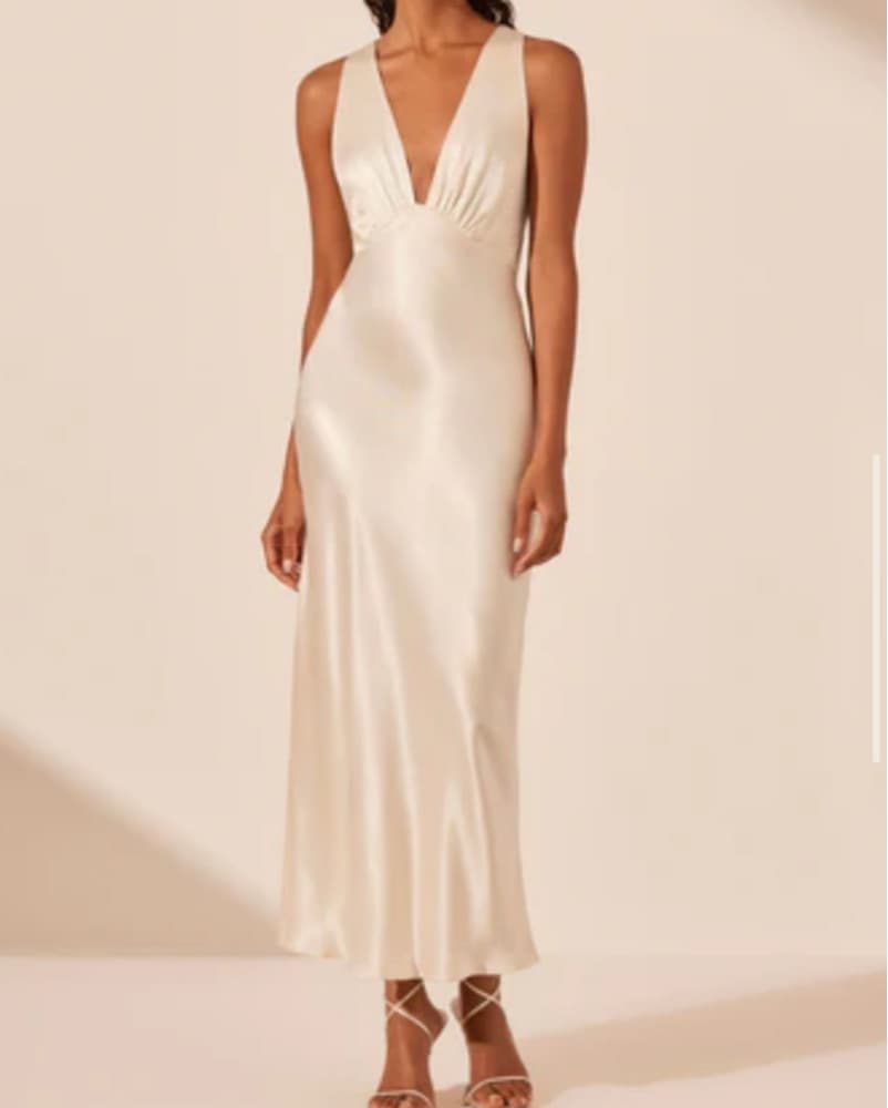 Shona Joy Cream Dress - Image 1