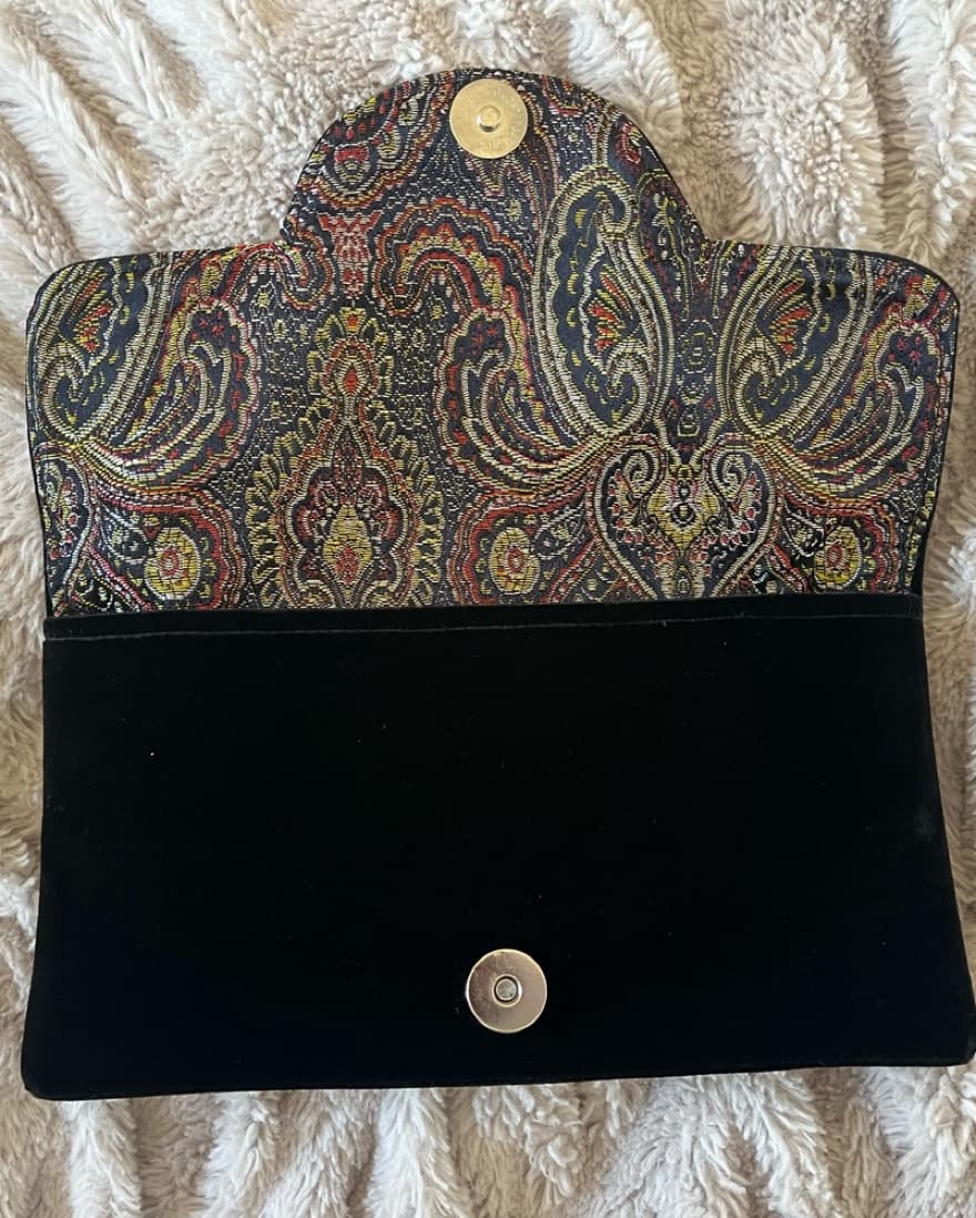 Anthropologie Velvet Clutch - Image 2