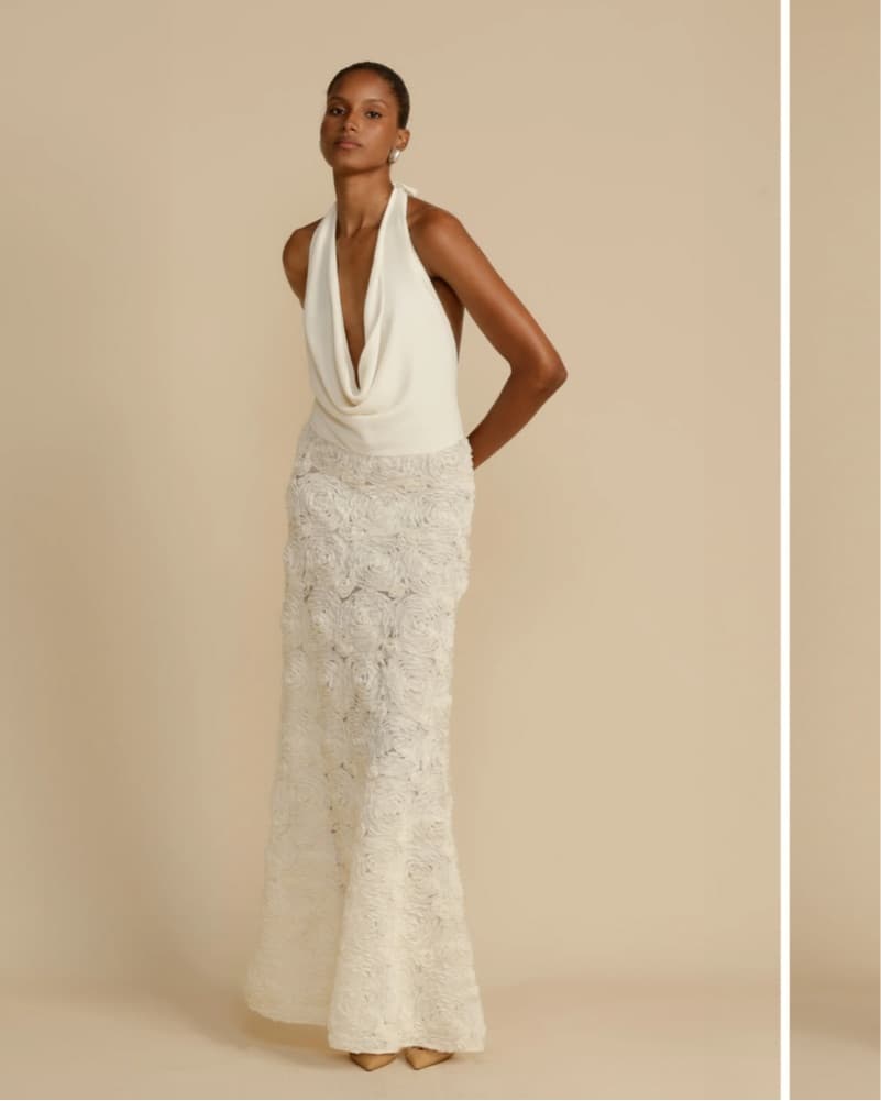 Arcina Ori Adriana Dress Ivory White XS - Image 1