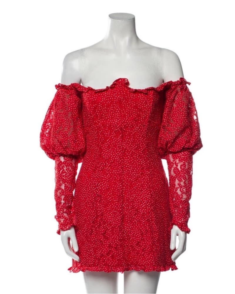 Valentines day Vibes Polka Dot Dress - Image 3