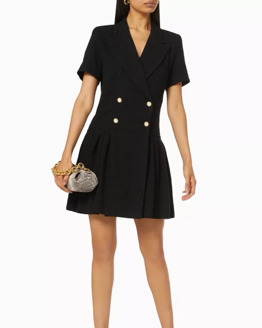 Sandro Tweed Coat Dress - Image 2