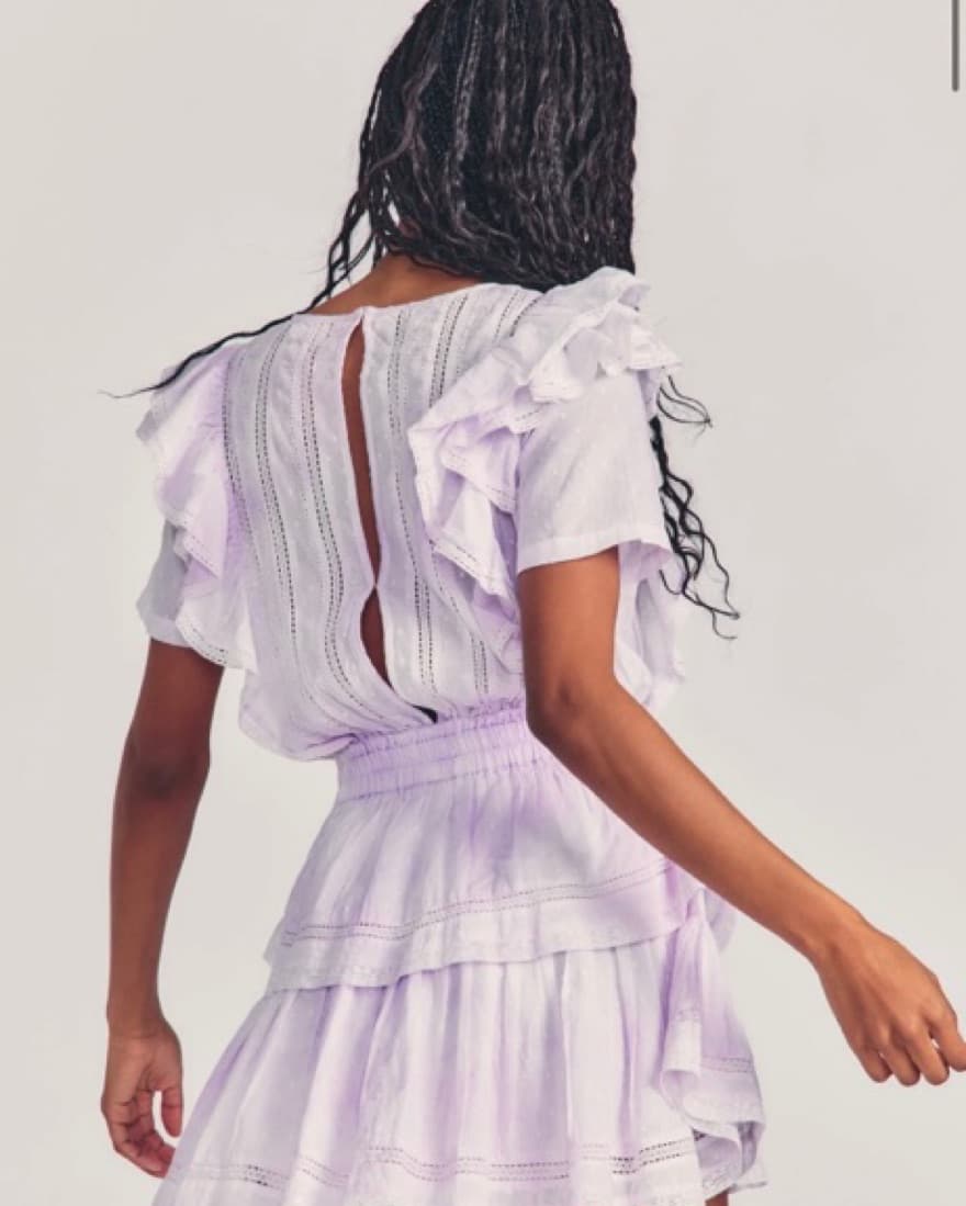 LoveShackFancy Natasha Mini Dress - Image 1