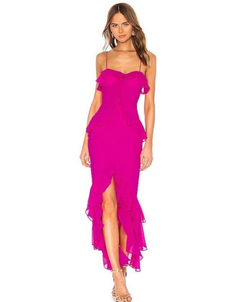 Lovers And Friends Magenta Maxi Dress - Image 1