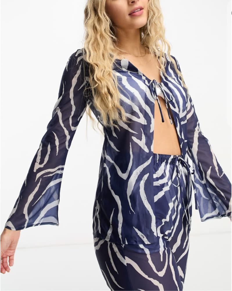 Chic Zebra-Print Co-Ord Set - Image 1