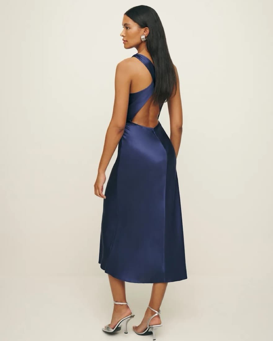Reformation Casette Silk Dress - Image 2