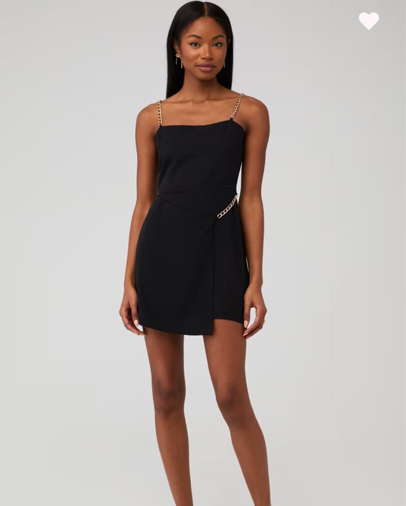 Amanda Uprichard Black Mini Dress  - Image 1