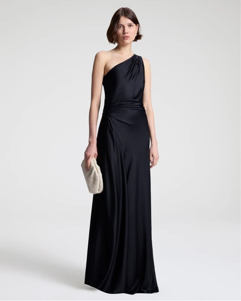 ALC Elegant One-Shoulder Gown - Image 1