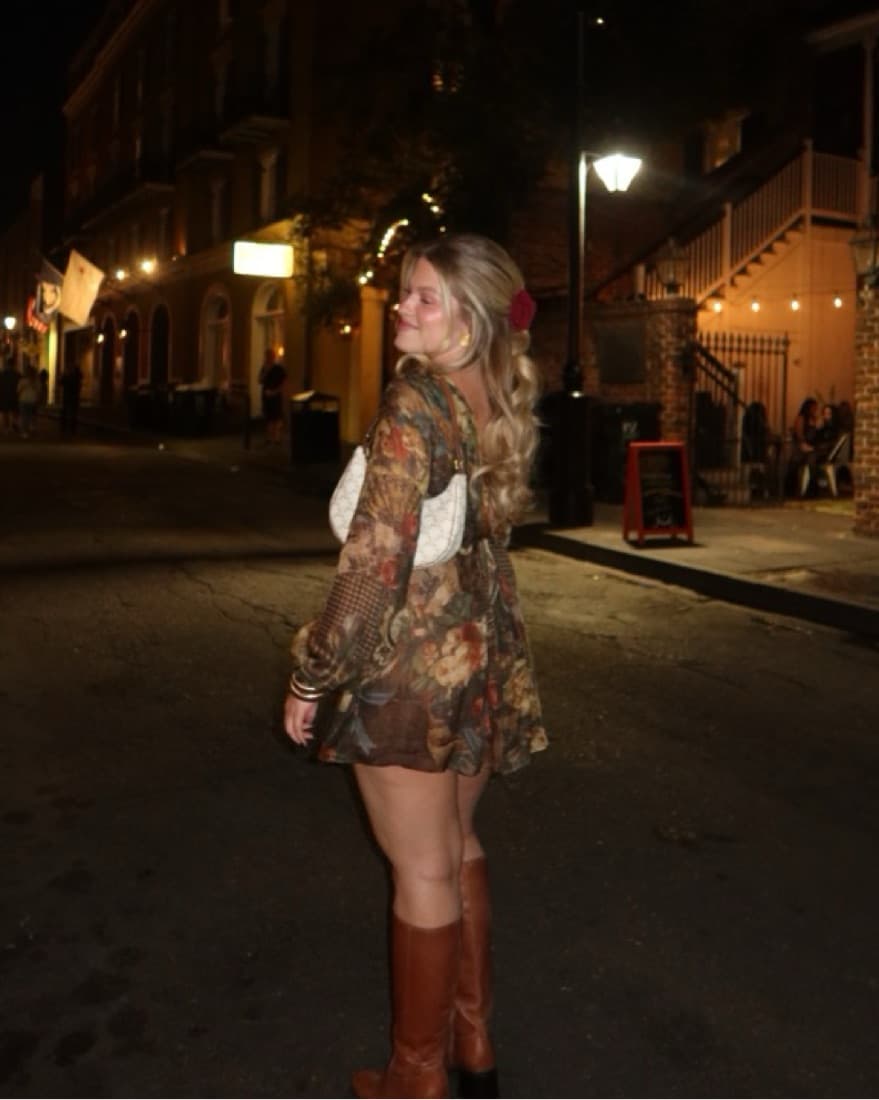 Ronny Kobo Patterned Mini Dress - Image 2