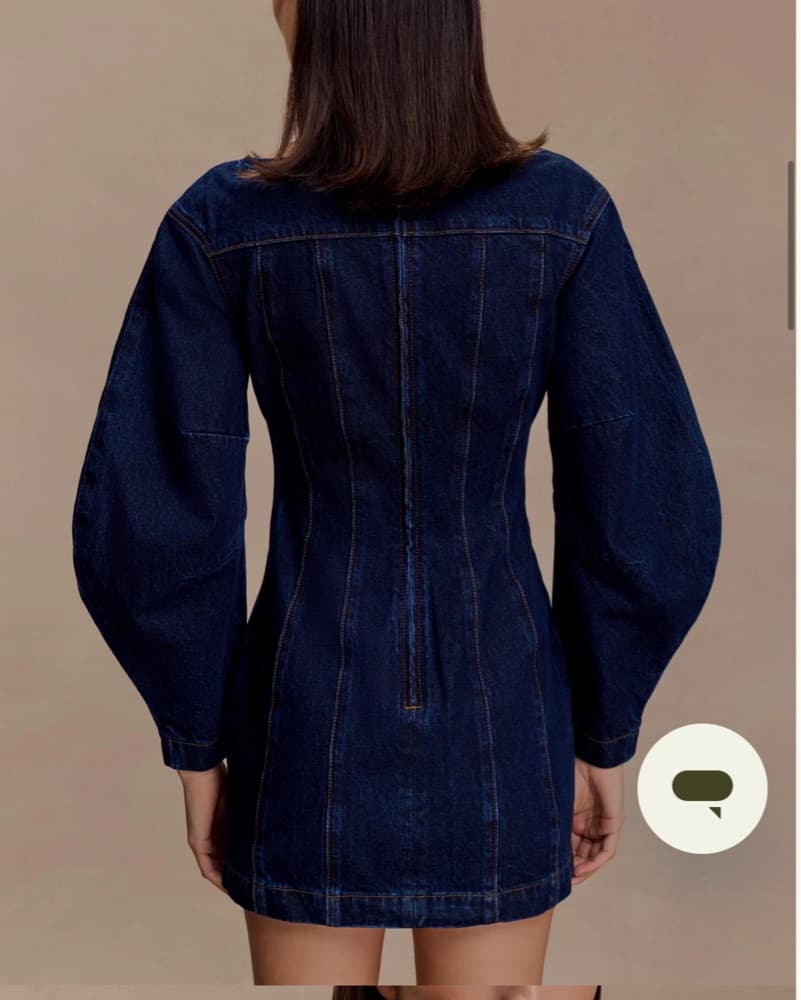 Meshki Cosmala Denim Dress - Image 4