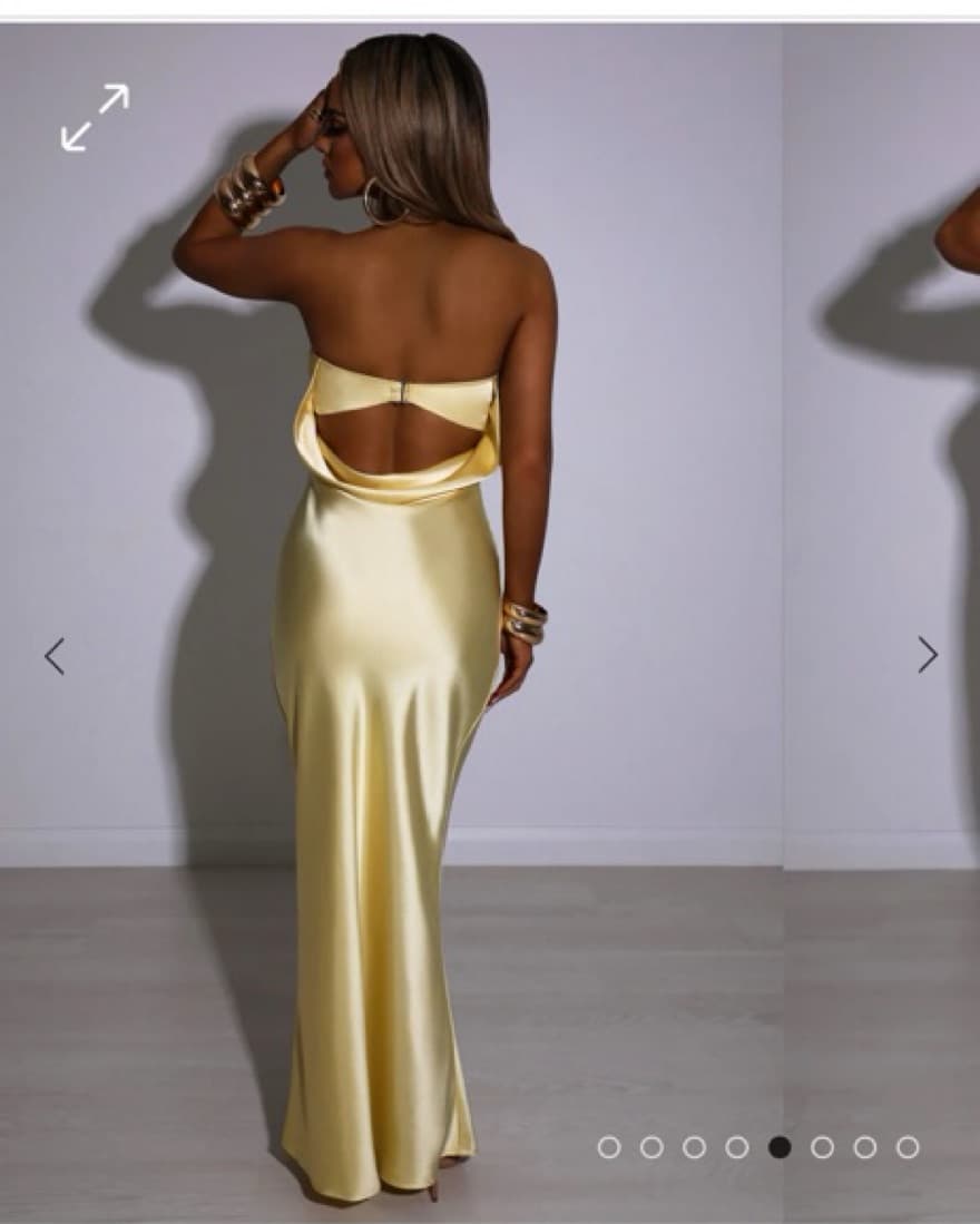 Babyboo Rheanna Yellow Maxi Dress  - Image 2