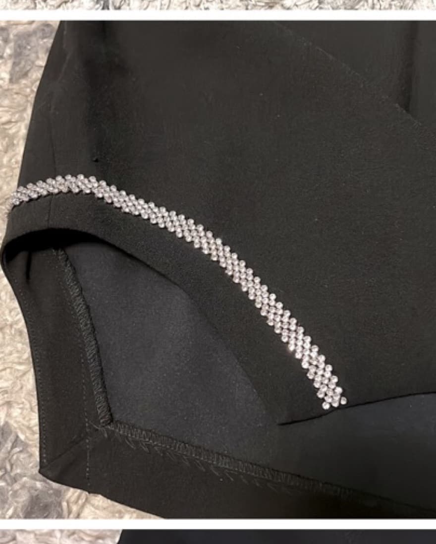 zara rhinestone mini skirt  - Image 3