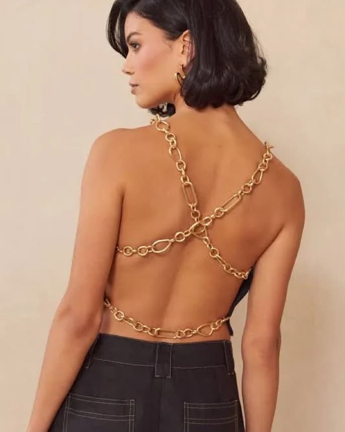 Cult Gaia Joey Chain Top - Image 2