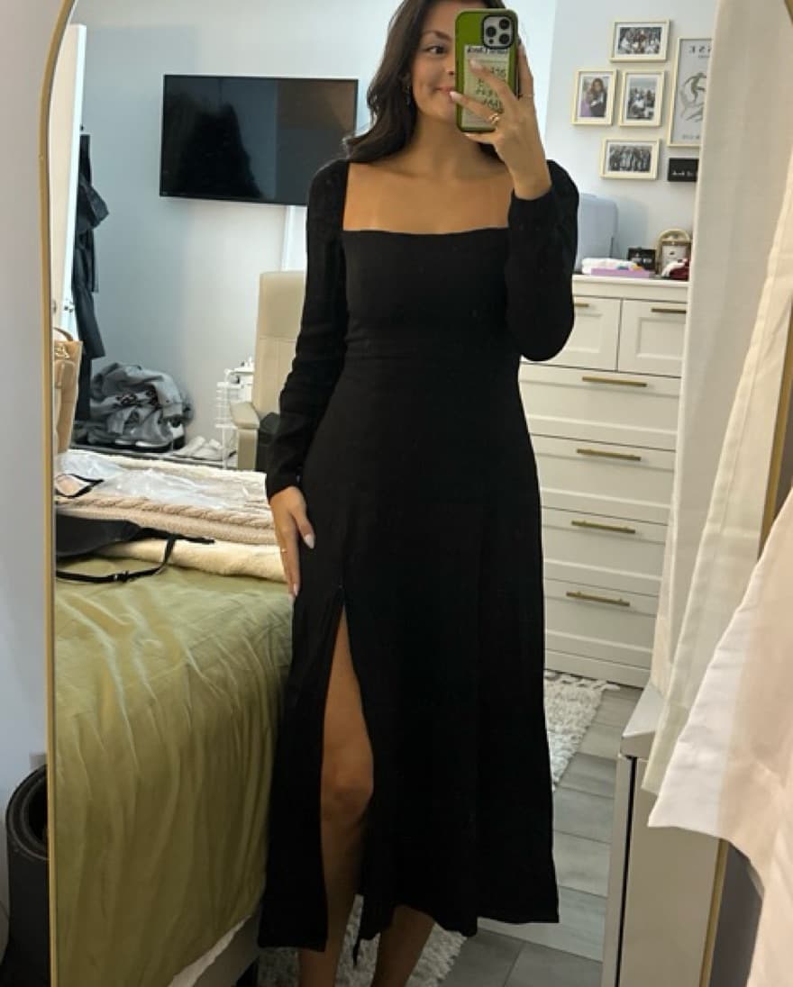 Reformation Sigmund Midi Dress - Image 2