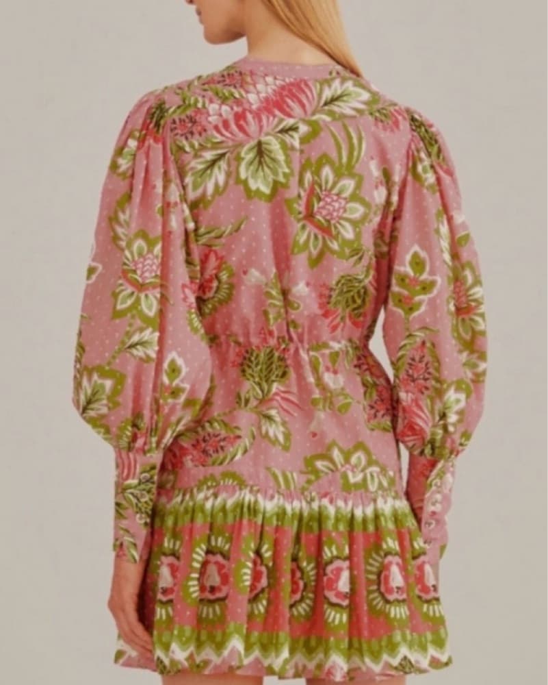 FARM Rio Aura Peasant Dress - Image 4