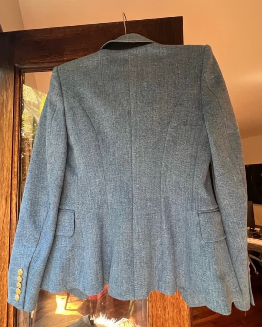 Balmain Blazer | Denim and Gold - Image 6