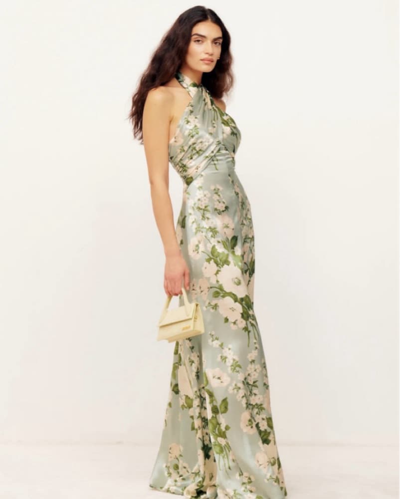Reformation Veria Silk Dress - Image 1