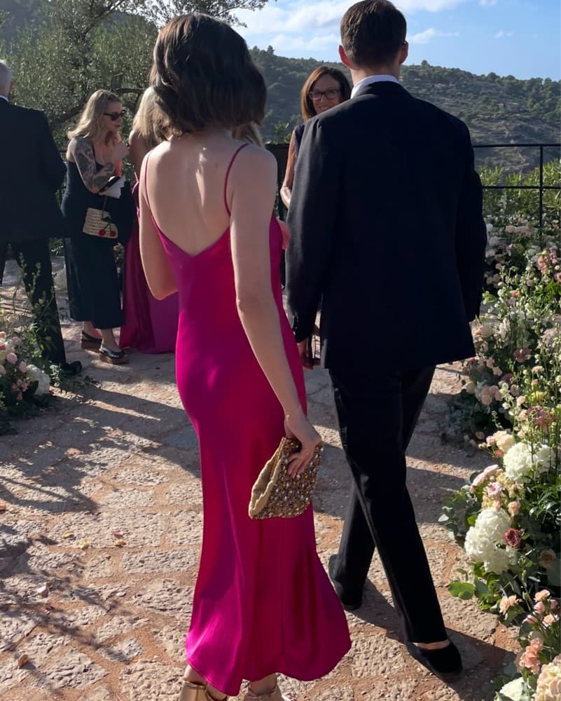 Galvan London Pink Dress - Image 3