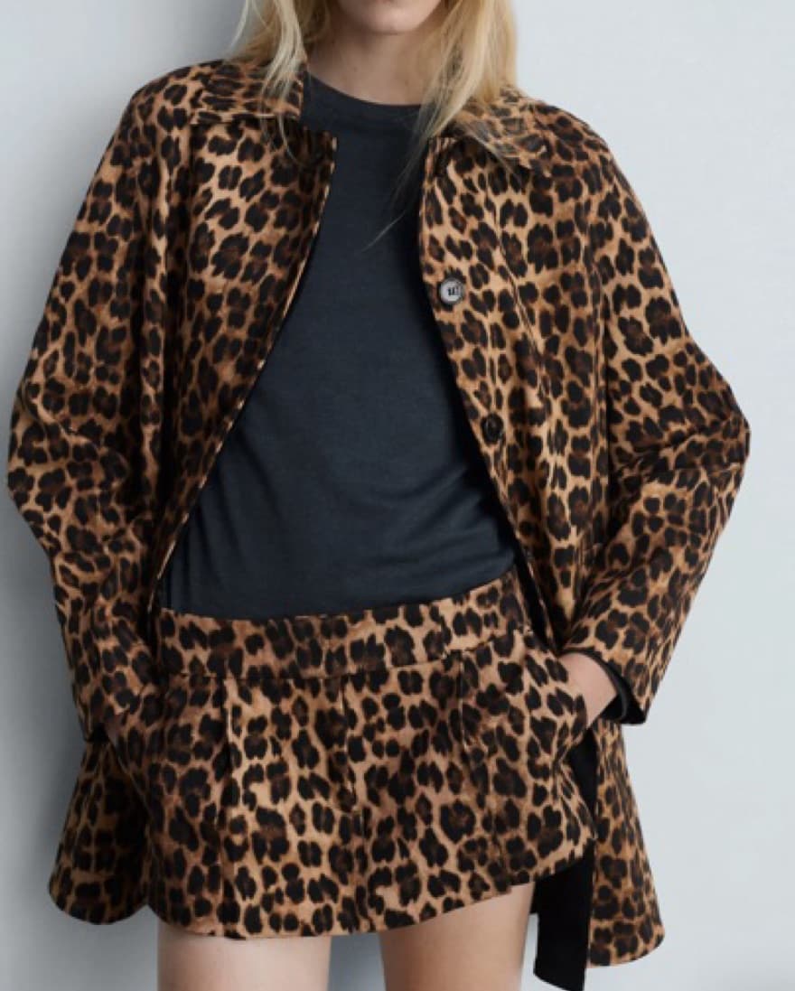 Mango Leopard Coat - Image 2