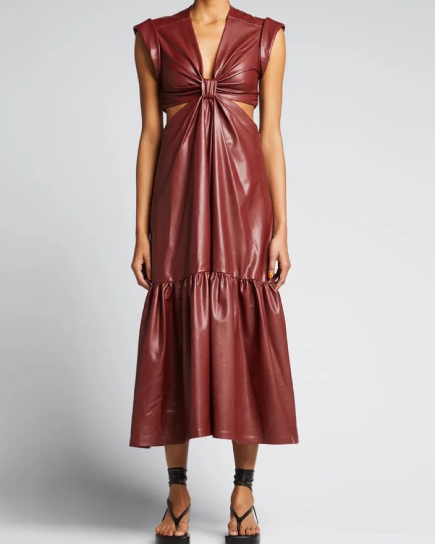 ALC Vegan-Leather Dress - Image 1