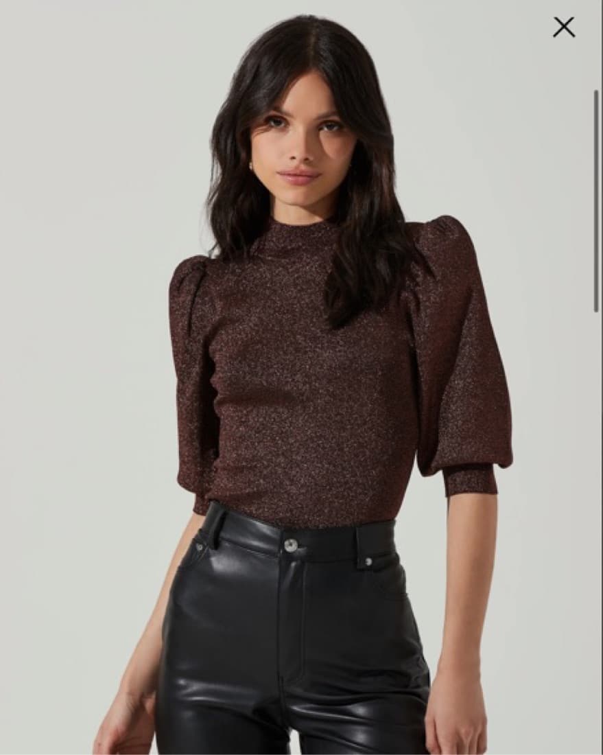 ASTR - Women's Kay Puff Sleeve Top - Image 2