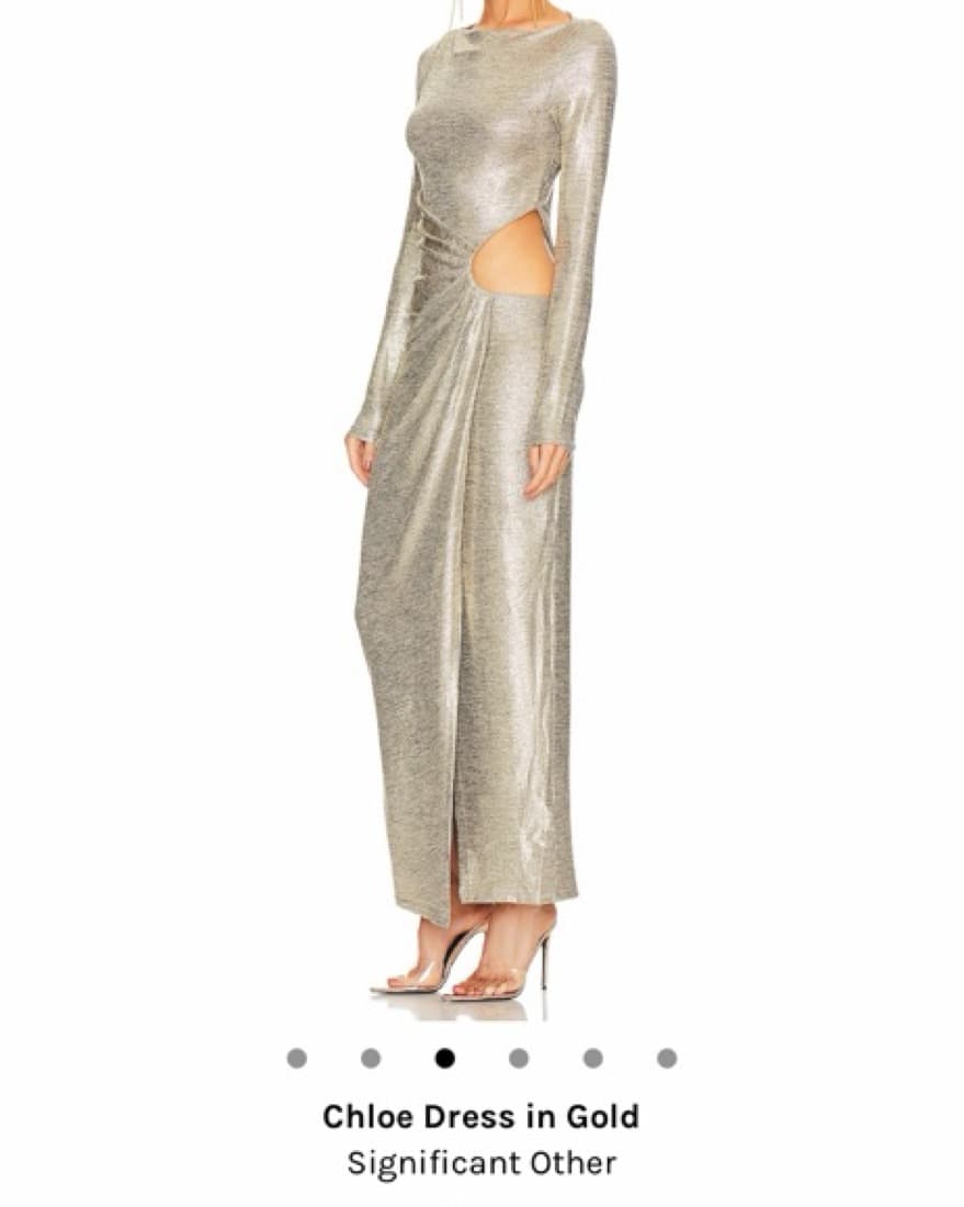 Metallic Formal Dress - Image 1