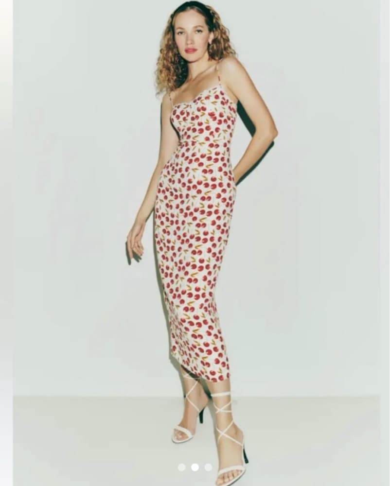 Reformation Cherry Patterned Dress!  - Image 2
