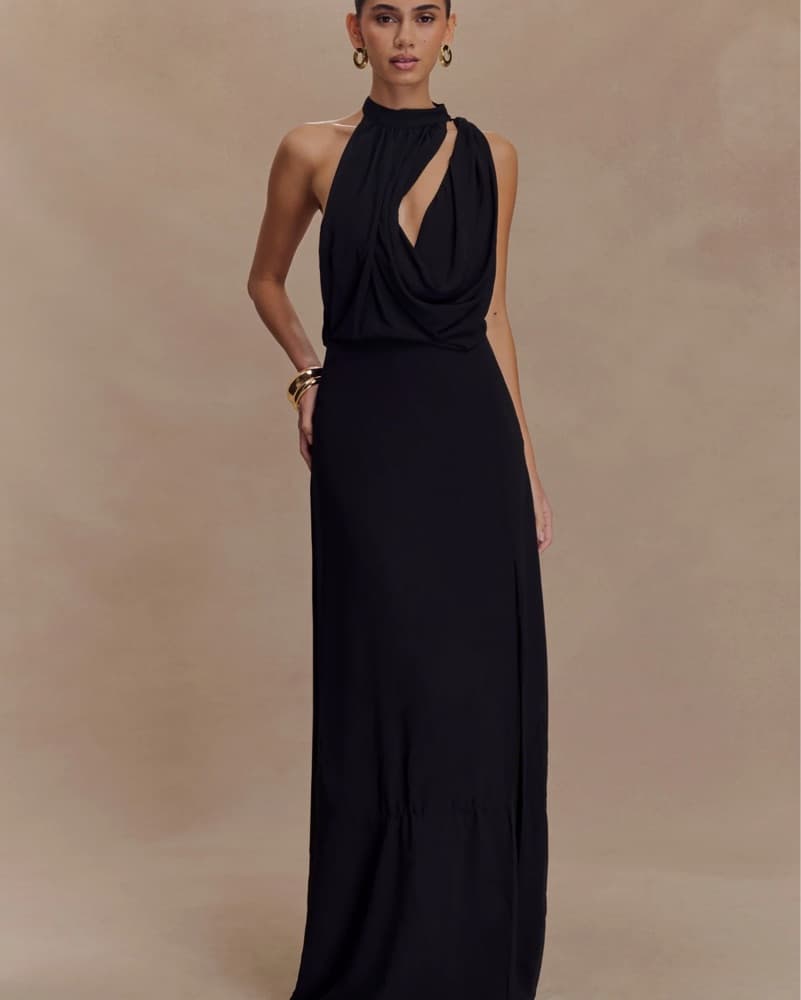 MESHKI Galia Cowl Neck Maxi Dress - Image 1