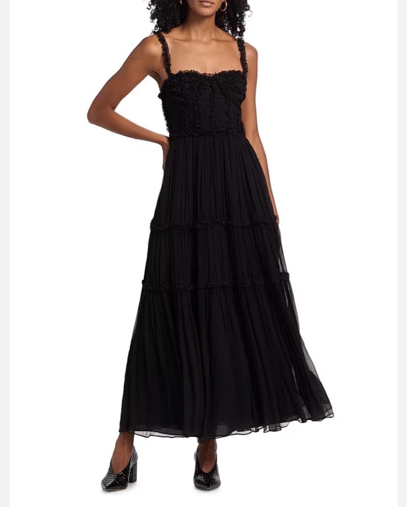 Ulla Johnson Silk Maxi Dress - Image 1