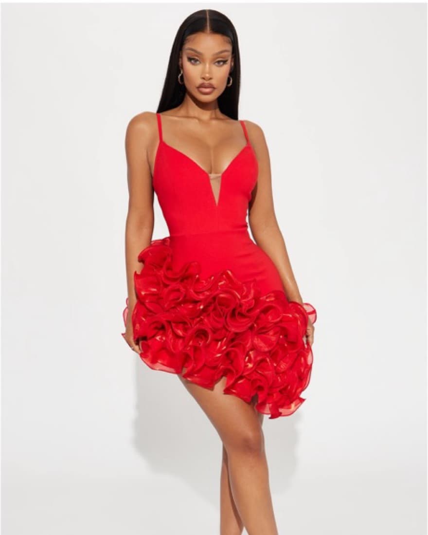 Fashionnova Ruffle Dress  - Image 1