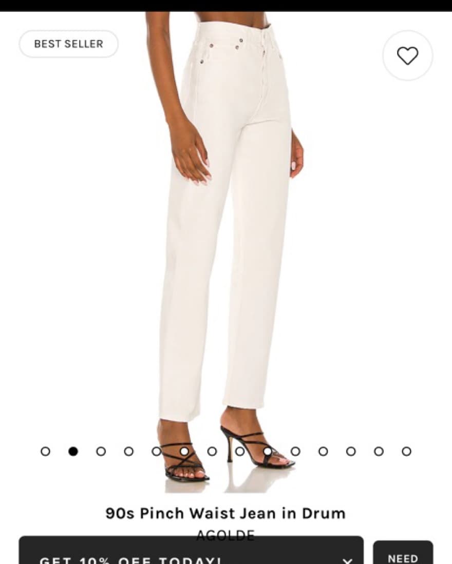 Agolde 90s Pinch Waist Jeans - Image 2