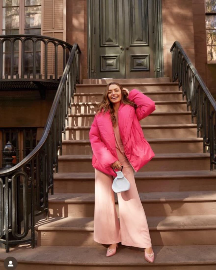 $800 Saks Potts Pink Puffer - Image 2