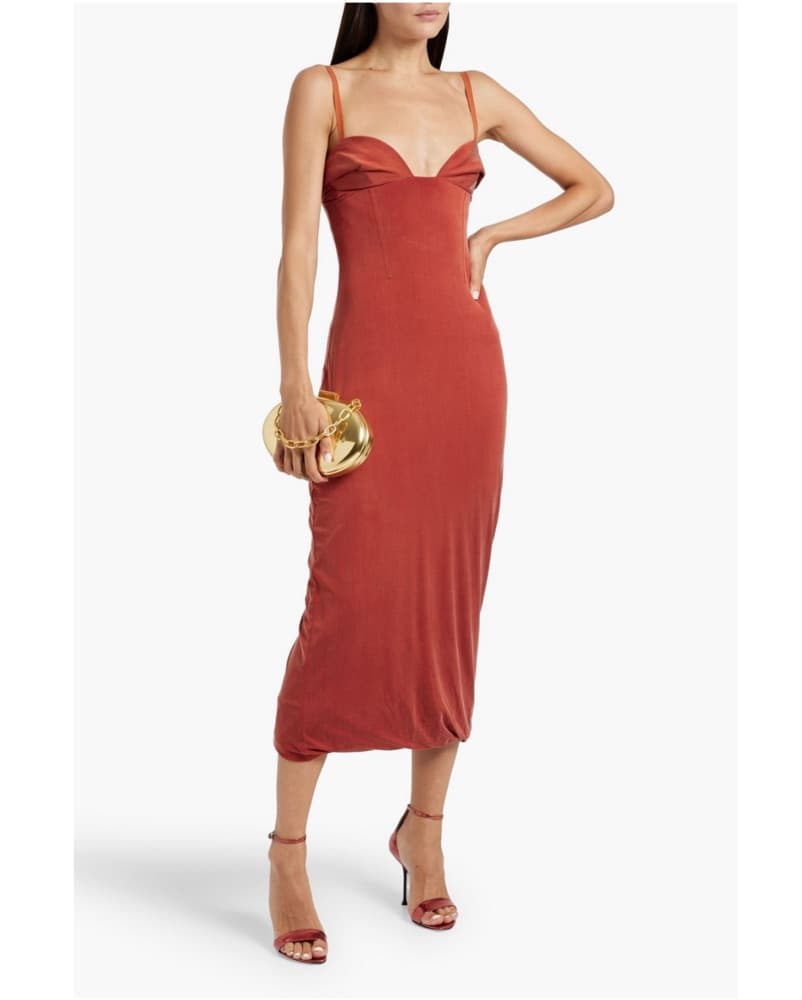 Jacquemus Praia Cupro Dress  - Image 1