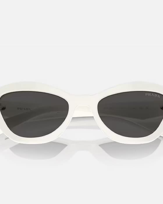 Prada White Butterfly Sunglasses  - Image 3