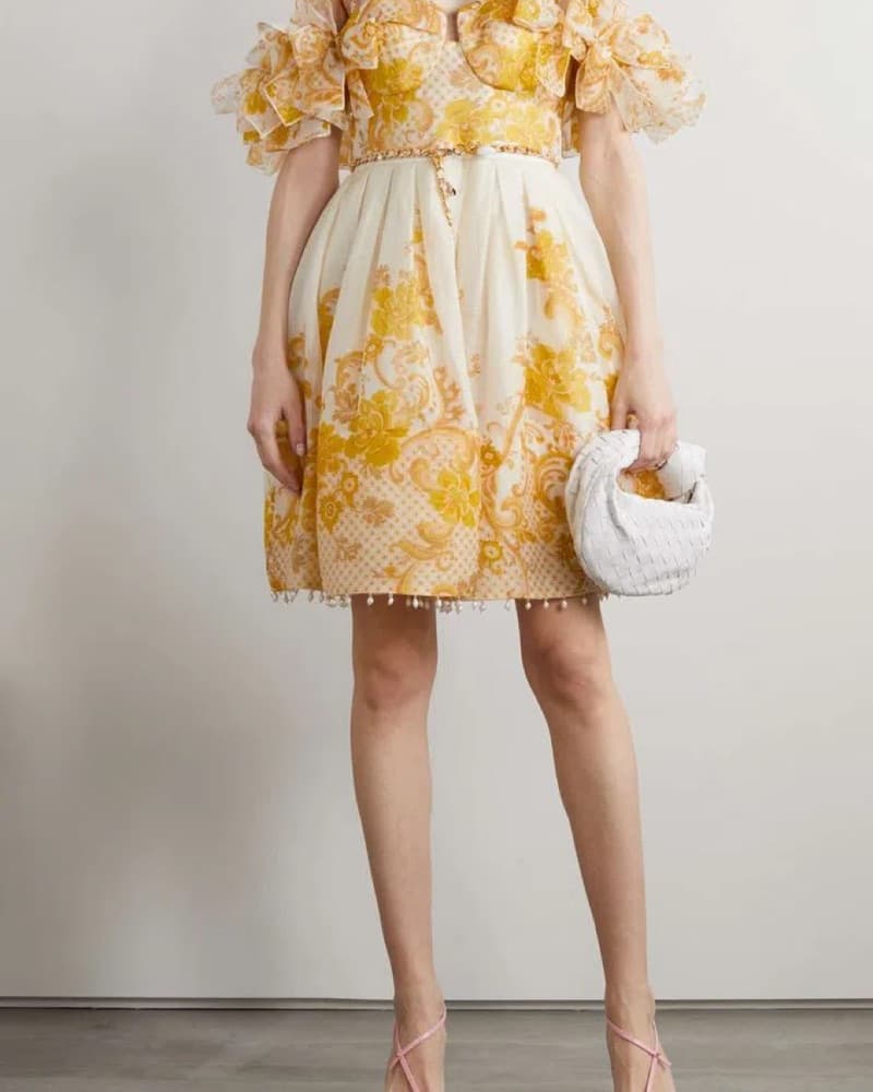 Zimmermann Postcard Bow Bodice Dress - Image 4
