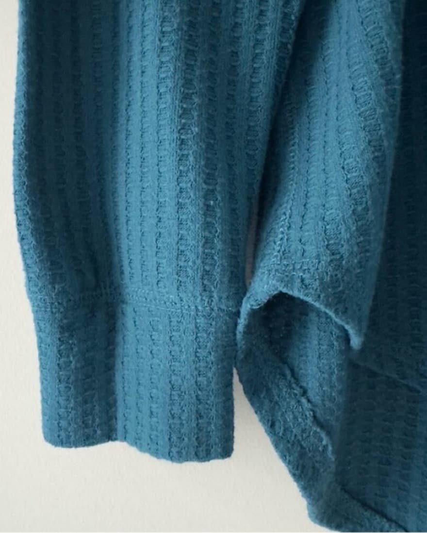 Revolve Chaser Ribbed Knit Hooded Top L - Image 5