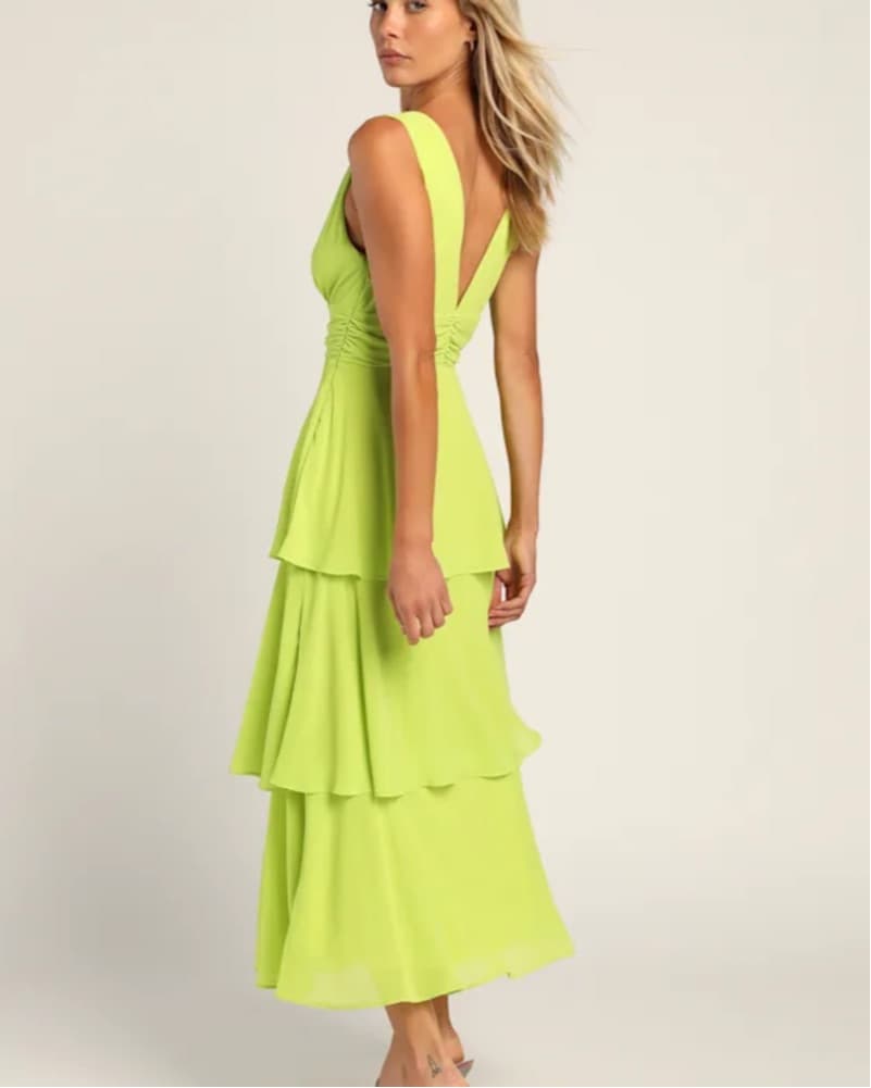 Green Lulu’s Wedding Guest Dress - Image 2