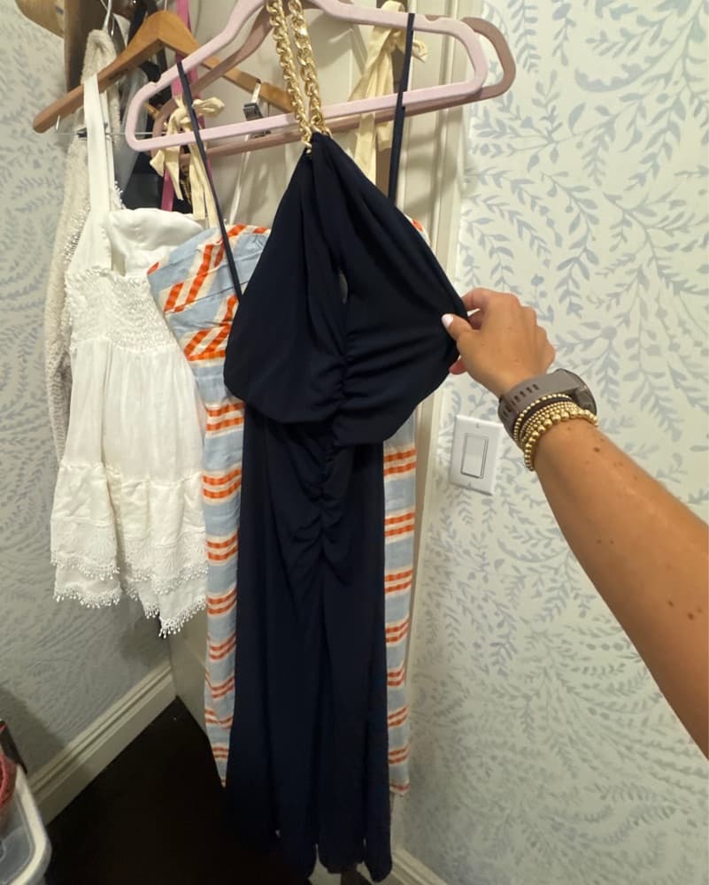 Veronica Beard Navy Reze Dress  - Image 6