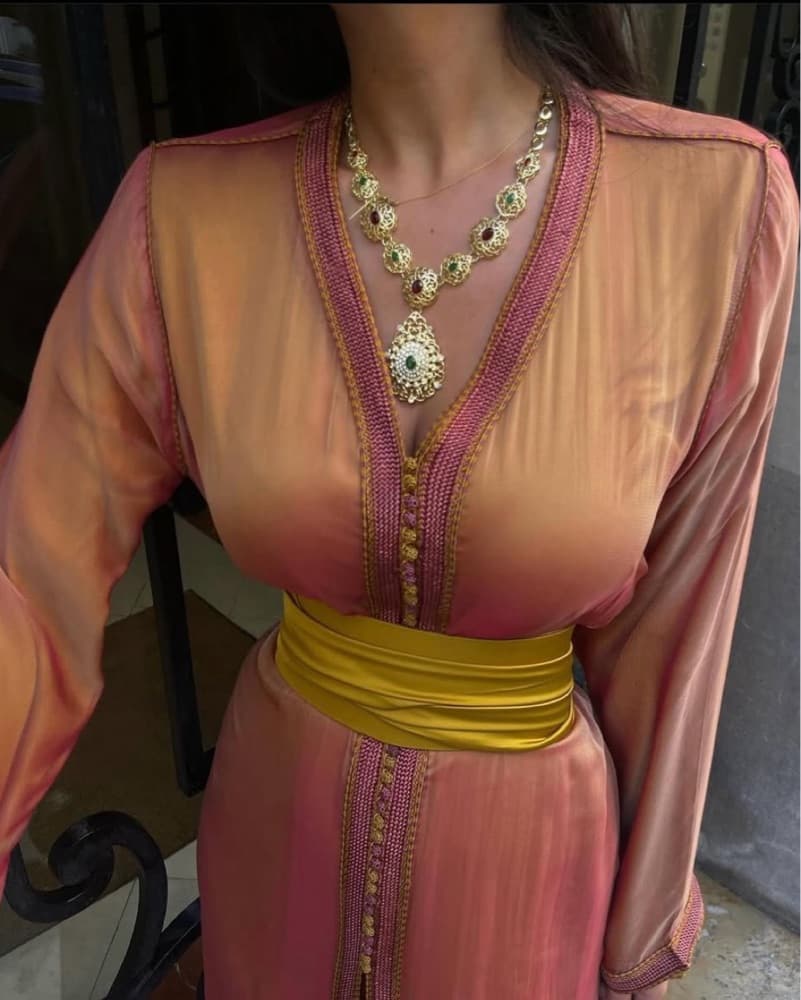 SELHYAN Orange kaftan/caftan - Image 1