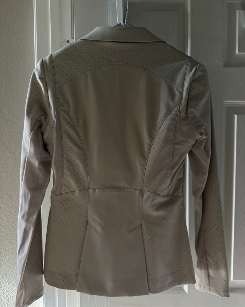 LeMieux Mesh Show Coat - Light Beige - Image 6