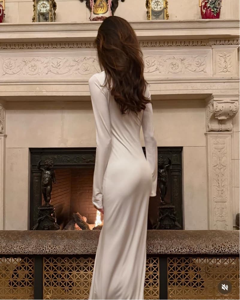 Meshki Tarna Slinky Fishtail Maxi Dress - Image 6