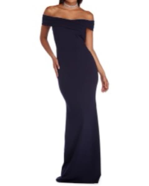 Windsor Navy Gown - Image 1