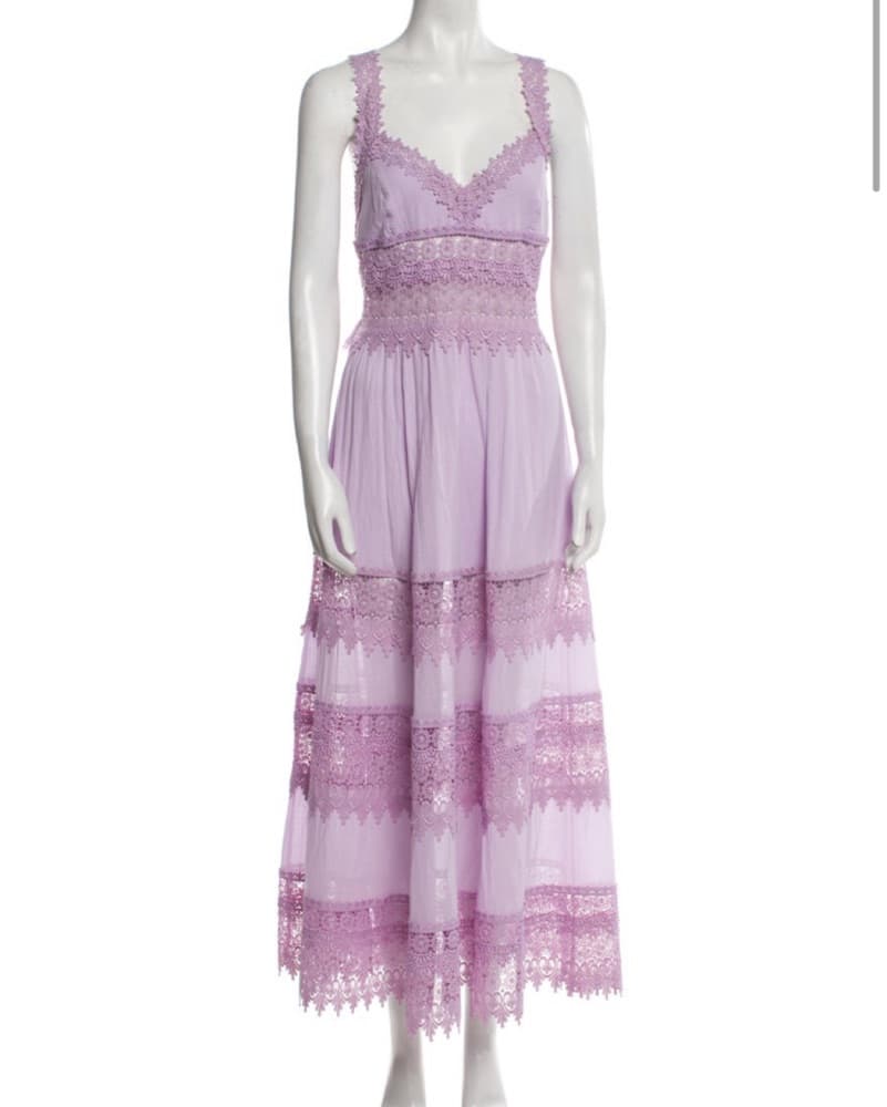 Charo Ruiz Purple Maxi Dress - Image 1
