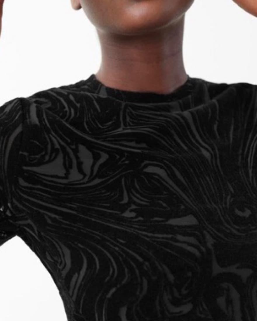 & Other stories Black Bodycon Dress - Image 3