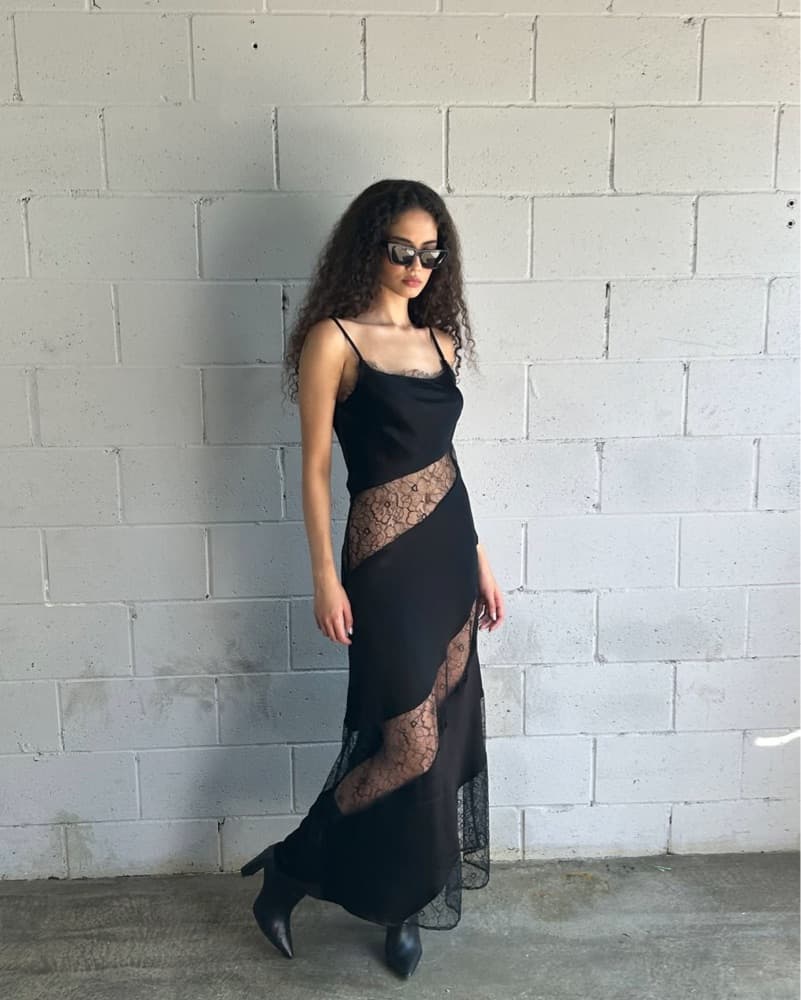 Ahiri Genevieve Lace Maxi Dress - Image 1
