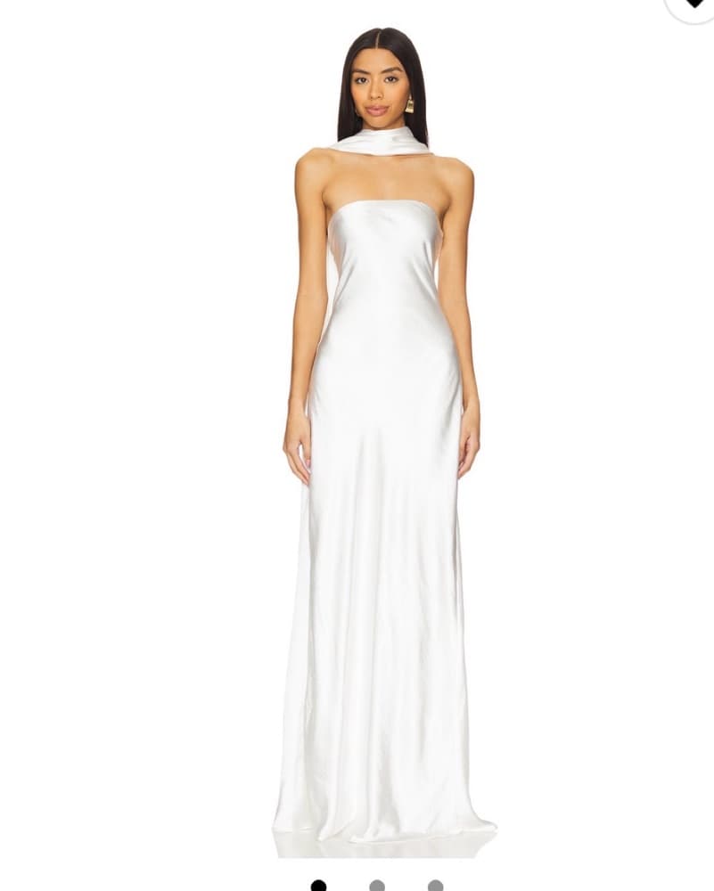 Misha Maxi Dress In Ivory - Image 1