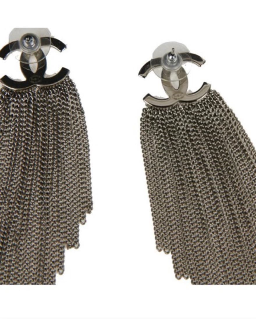 CHANEL Chainlink Earrings  - Image 2